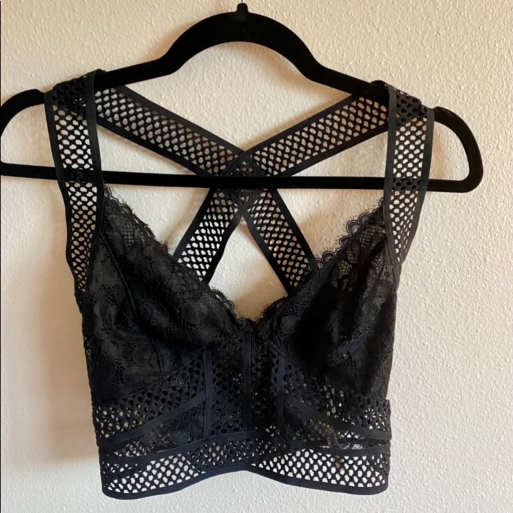 Free people black bralette
